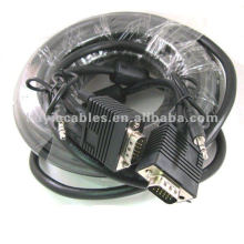 Cable de monitor SVGA de 50 pies con audio de 3,5 mm